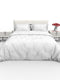 Blanc Dark Solid Color 100% Cotton Striped Satin 220 TC 3 Piece Bedding Set